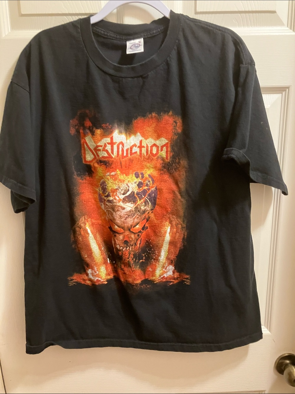 Vintage 2002 Destruction Band T-shirt size Xl